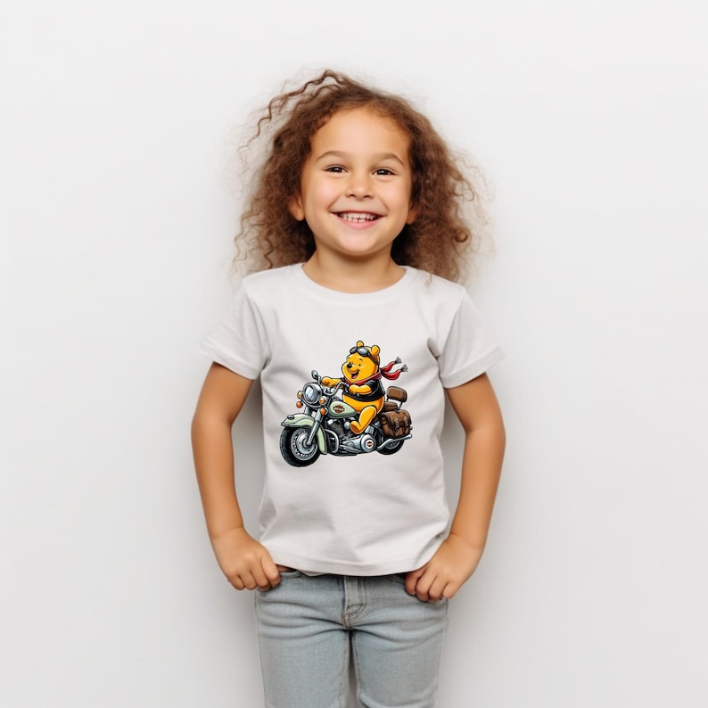 Motorcycle Riders Pooh Pooh Motorcycle Design 5 PNG Winnie Clipart High Resolution Png Design ...
