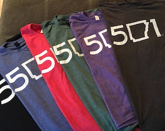 Screen Printed 501 Tee