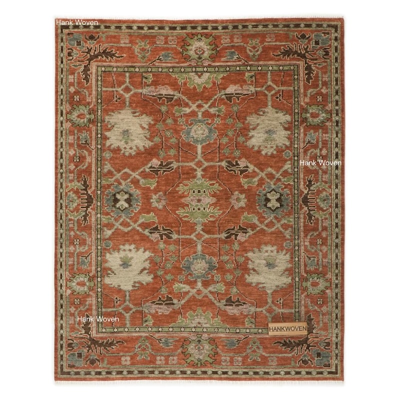 Rust Color Wool Rugs - Etsy