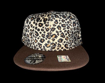 Gepard Leopard Print Snapback Swag y2k 2016 Hut