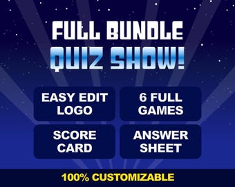 Gioco Jeopardy personalizzabile in PowerPoint / Gioco per feste virtuali / Gioco a quiz / Giochi per Zoom / Giochi per adulti e bambini