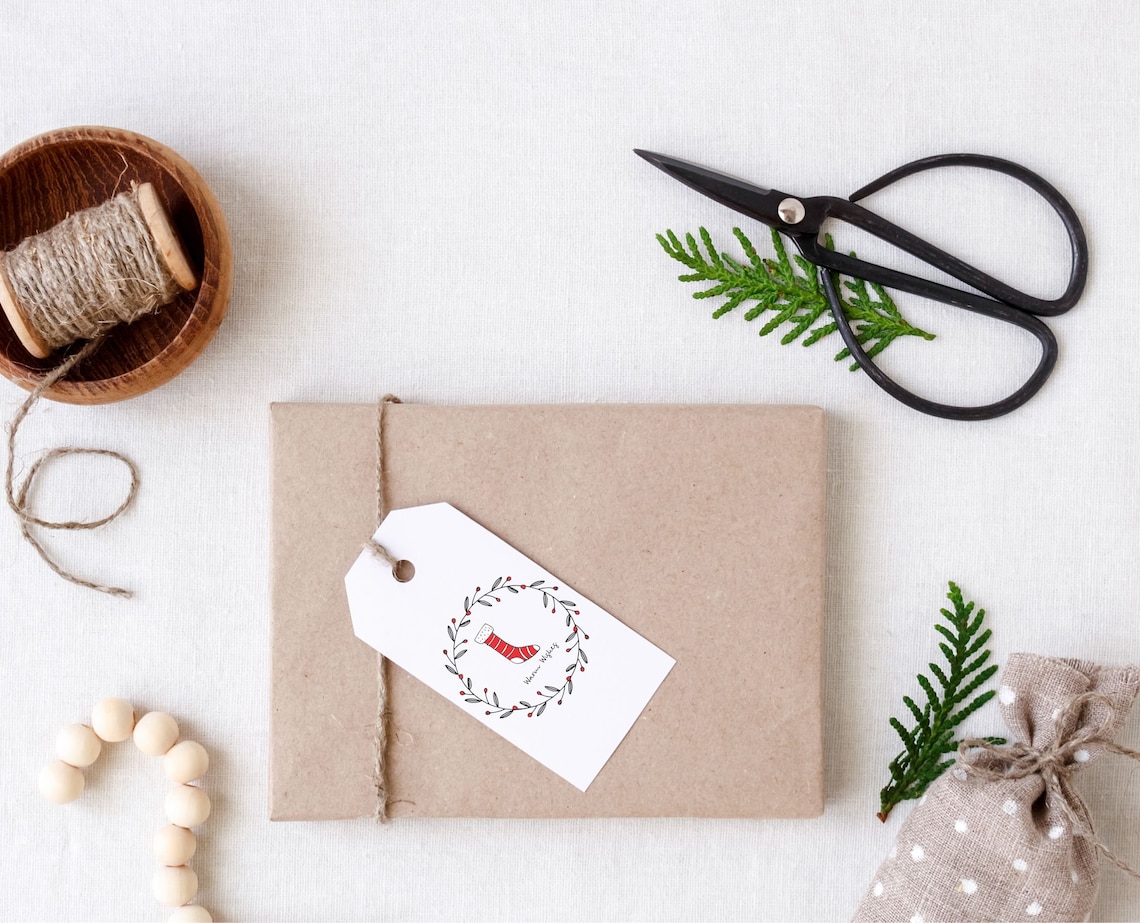 Printable Holiday Tags Instant Download Christmas - Etsy
