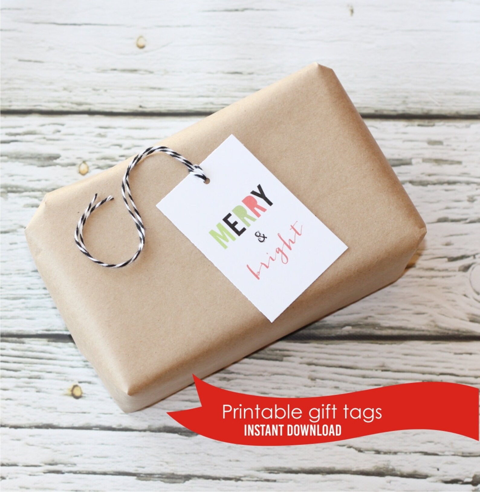 Printable Holiday Tags Instant Download Christmas - Etsy
