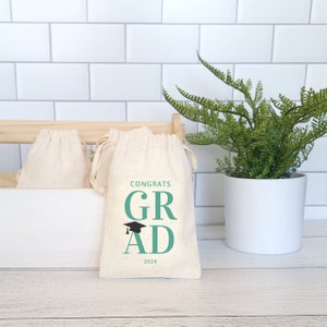 Graduation 2025 Thank You Bags, Modern Grad Thank You Gift, Custom Favor Bags, Class of 2025 Graduation Gift Ideas, Class of 2025