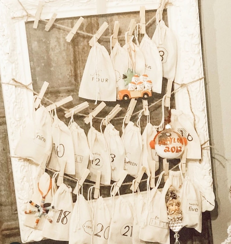 Unique Christmas ADVENT CALENDAR FREE Shipping Count Down to Etsy