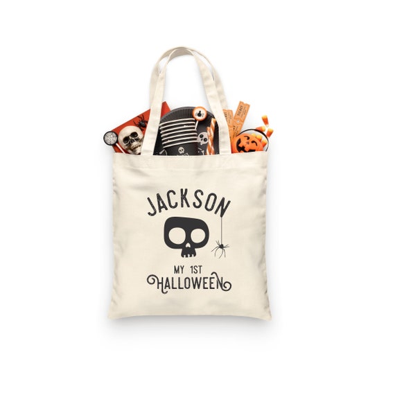 Bubble Gum Skull Halloween Personalized Tote Bag DIY Kits