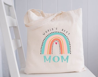 Mother's Day Gift Tote, Best Mom Tote, World's Best Mom Gift, Gift Tote Bag, Mom's Day Gift, Mother's Day Tote Bag, Best Grandma Tote