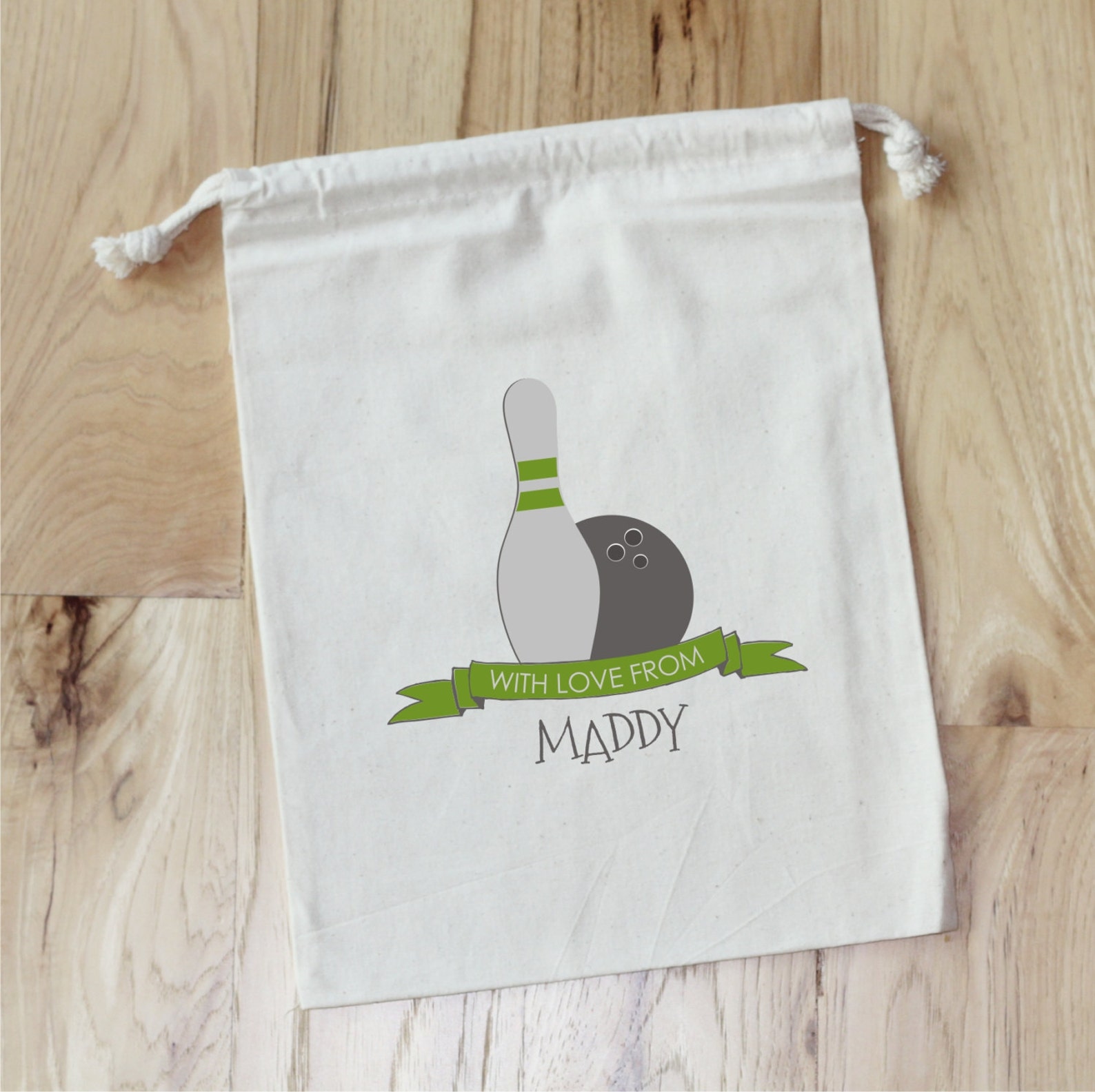 BOWLING Personalized Favor Bags Set of 10 Birthday Etsy