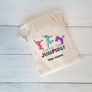Jump Party Favor Bags, Trampoline Park Party, Jumping Party, Trampoline ...