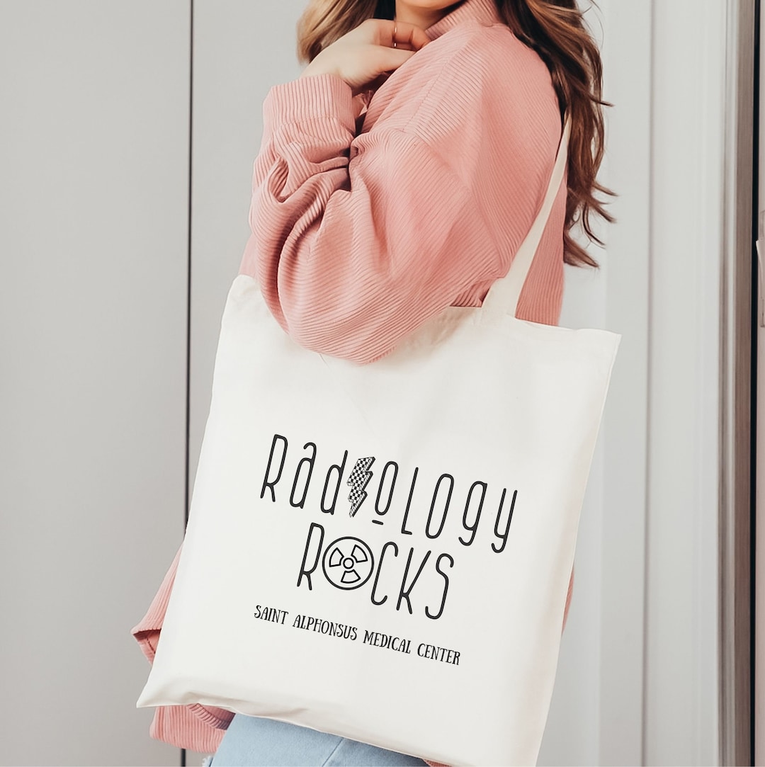 Radiology Rocks Tote Bag, Radiology Week Tote Bag, Radiology Gift ...