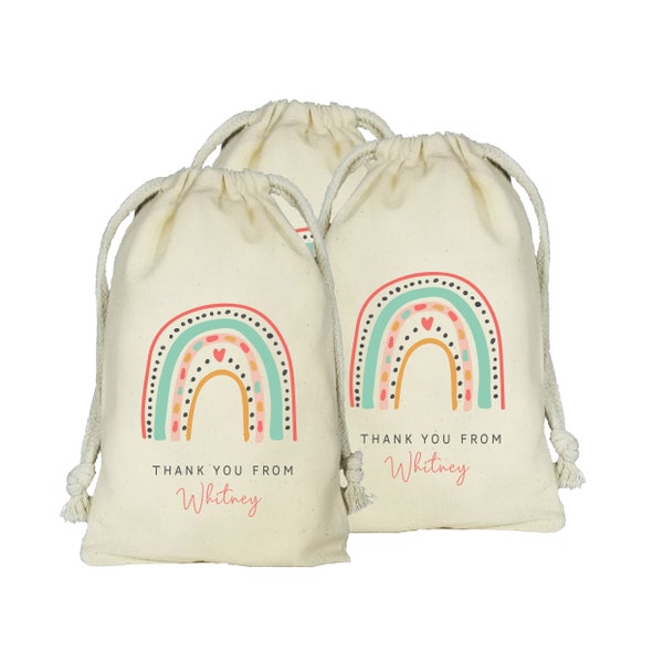 Boho Party Favor Bags Etsy