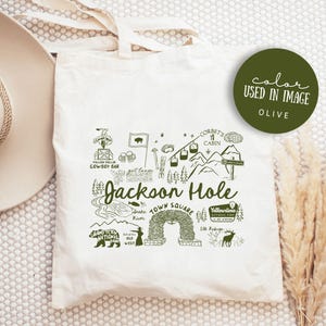 Jackson Hole Wyoming Tote Bag, Jackson Hole Welcome Tote, Jackson Hole Wedding, Jackson Hole Wyoming Ski Tote Bag, Jackson Hole Ski Tote Bag