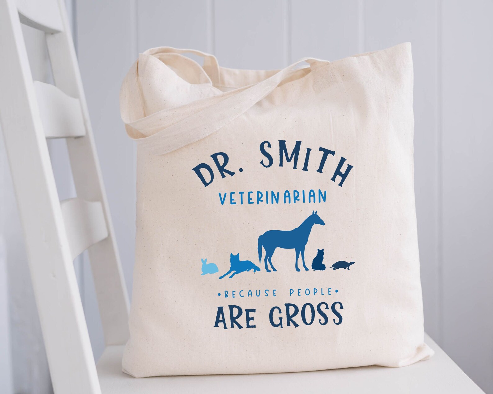 Veterinarian Tote Bag Personalized Vet Gift Custom Vet Gift Etsy