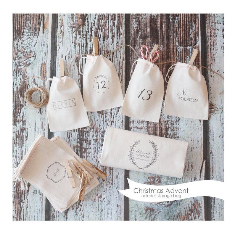 Unique Christmas ADVENT CALENDAR FREE Shipping Count Down to Etsy