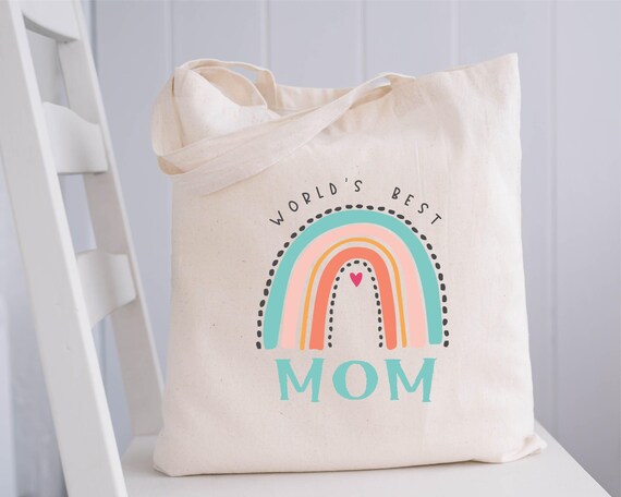 Mother's Day Gift Tote, Best Mom Tote, World's Best Mom Gift, Gift Tote Bag, Mom's Day Gift, Mother's Day Tote Bag, Best Grandma Tote