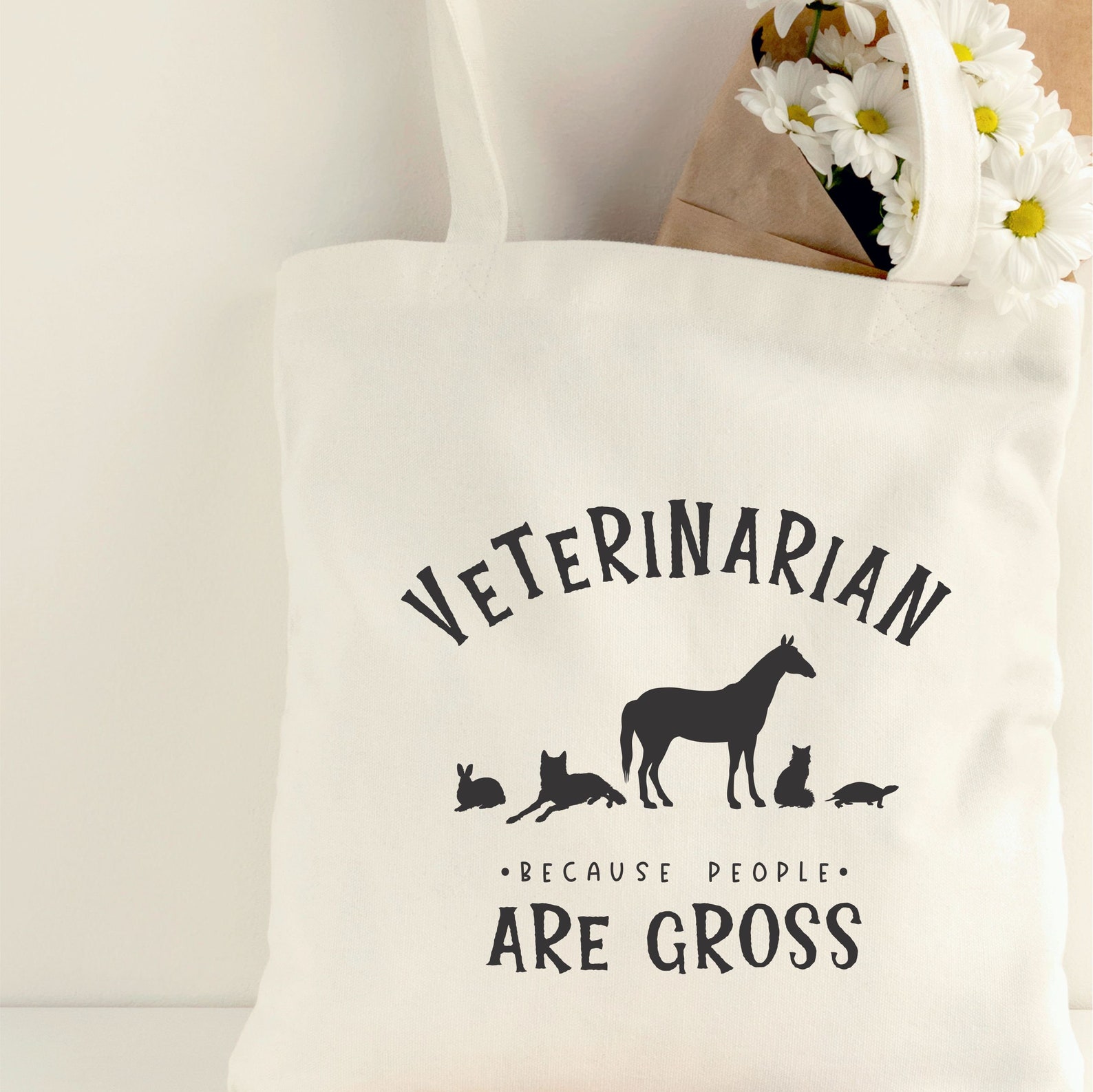 Veterinarian Tote Bag Personalized Vet Gift Custom Vet Gift Etsy