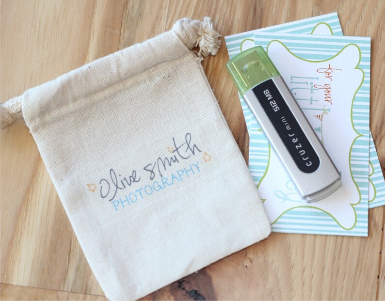 USB Custom Business Favor Bags Gift card holders USB Etsy