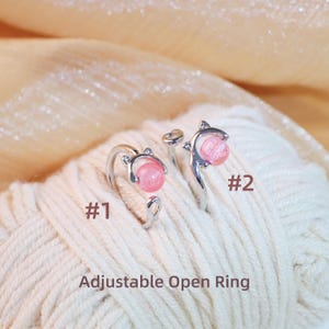 Katzen Garn Spannring - Einstellbares Häkeln Strickzubehör, Strickring, Häkeln Spannring, Anfänger Stricken Häkeln Geschenk