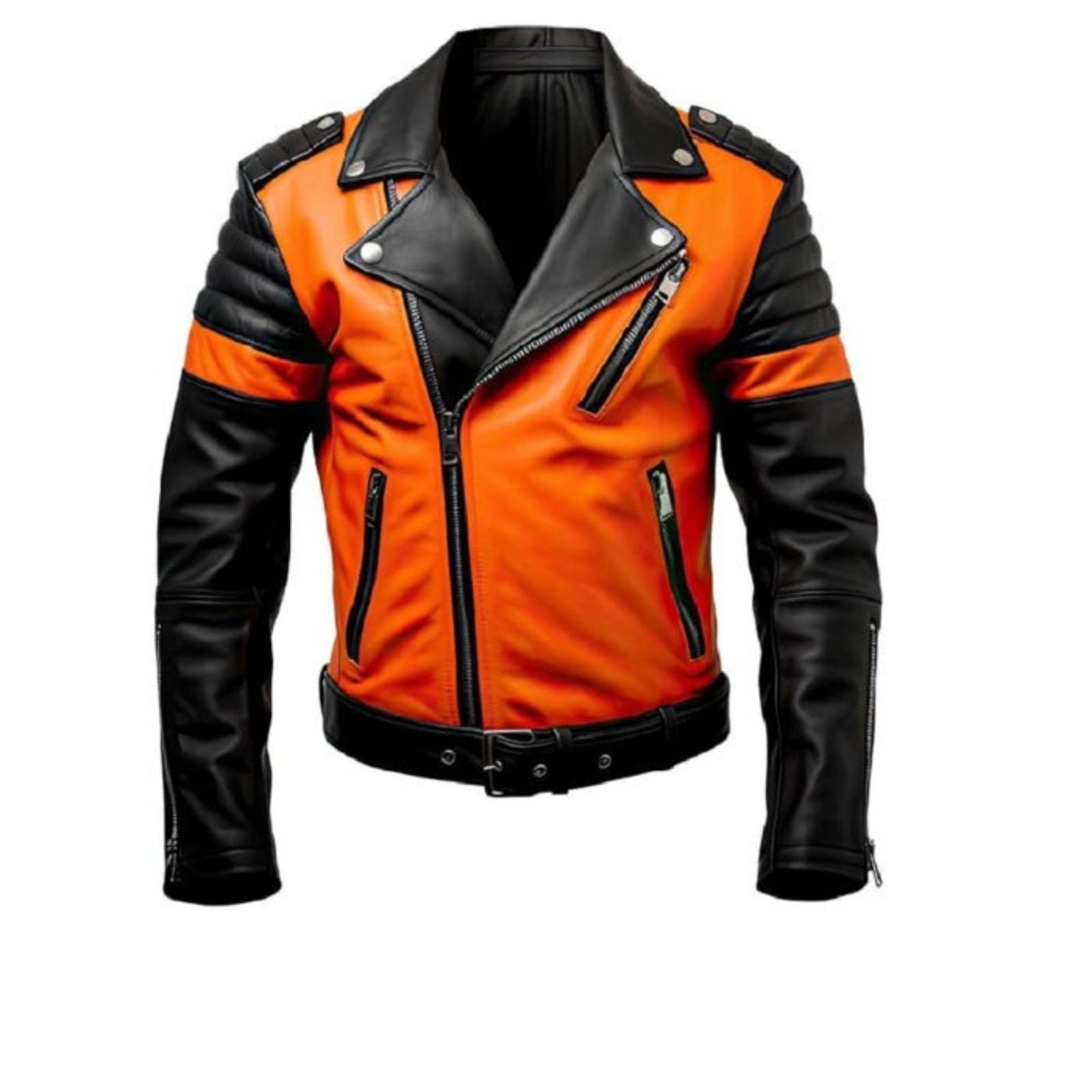 Buy Orange Rebel Jacket Online In India India