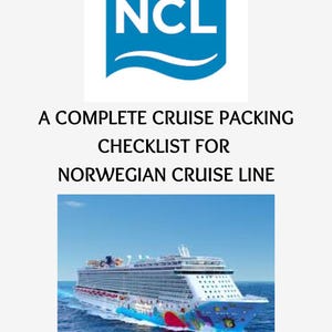 Cruise Line Packing List--Norwegian NCL