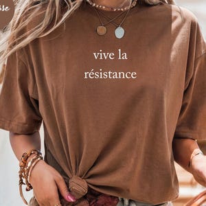 Vive La Widerstand Shirt, Wiederstand Shirt, Französisches Shirt, Ermächtigung feministisches Shirt, Frauenrechte T-Shirt, feministisches Geschenk, weibliche Power Shirt