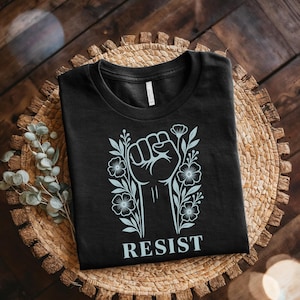 Floral Anti-Trump PNG: Political Design for Shirts, Mugs (Digital Download 5000x5000px)