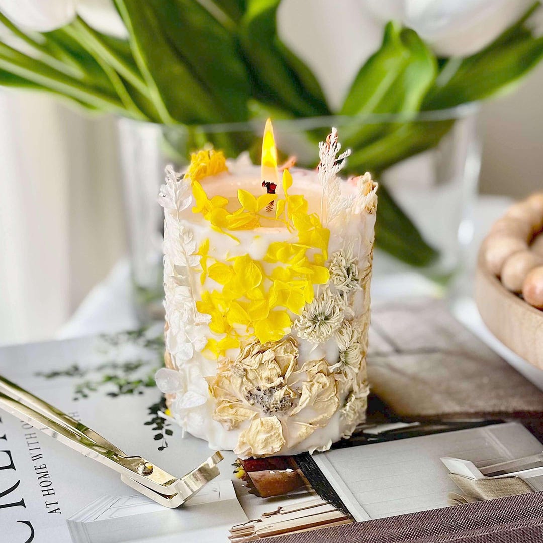 ボタニカルキャンドル ソイワックス リラックスキャンドル 彼女への