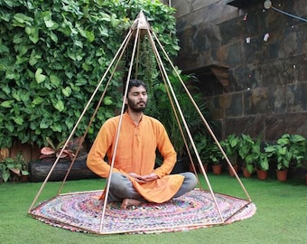 Copper 8 phase or Octagonal pyramid Complete pyramids set