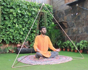 Copper Tetrahedron or Tringular Pyramid complete set