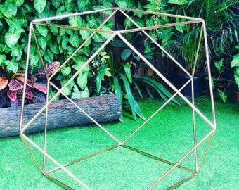 Copper Cuboctahedron or Vector Equilibrium Pyramid Complete pyramids set