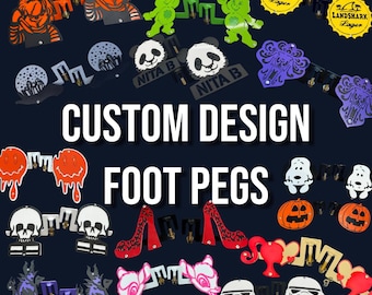 Custom Design Jeep Foot Pegs | Personalized Jeep Wrangler Foot Pegs | Aftermarket Jeep Accessories | Powder Coated Steel | Fits Most Jeeps