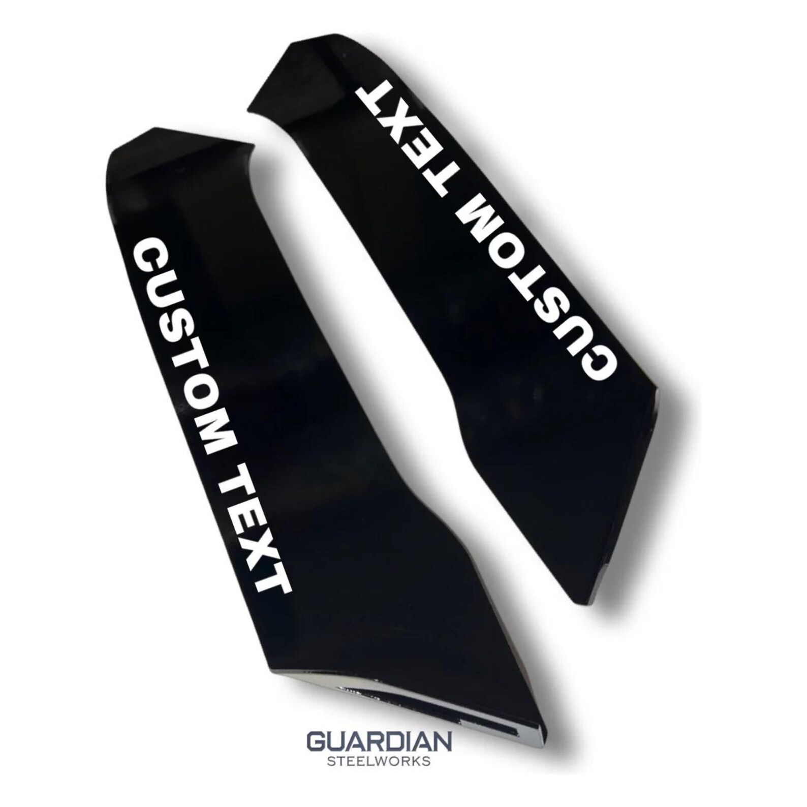 CUSTOM TEXT Front Splitter for Polaris Slingshot (2015-2024) | Dual ...