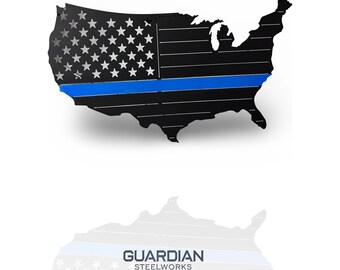 Thin Blue Line Flag USA