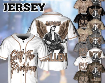 Still The Problem Camo Jersey, Country Concert Baseball Shirt 2026, Angel Wings Fan Outfit, Music Festival Tee, Squad Tour Gift, Fan Wear