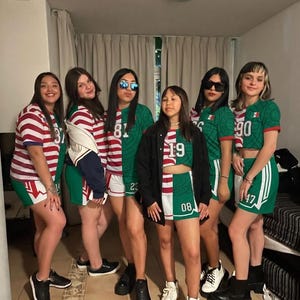 Custom Half and Half Soccer Jersey USA, Personalized Binational Soccer Shirt, National Flag Jersey Full Set, Fan Gift for Players image 6