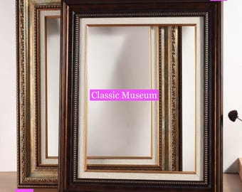 Marcos mejorados para pinturas al óleo, estilo clásico de museo, estilo de madera atemporal.