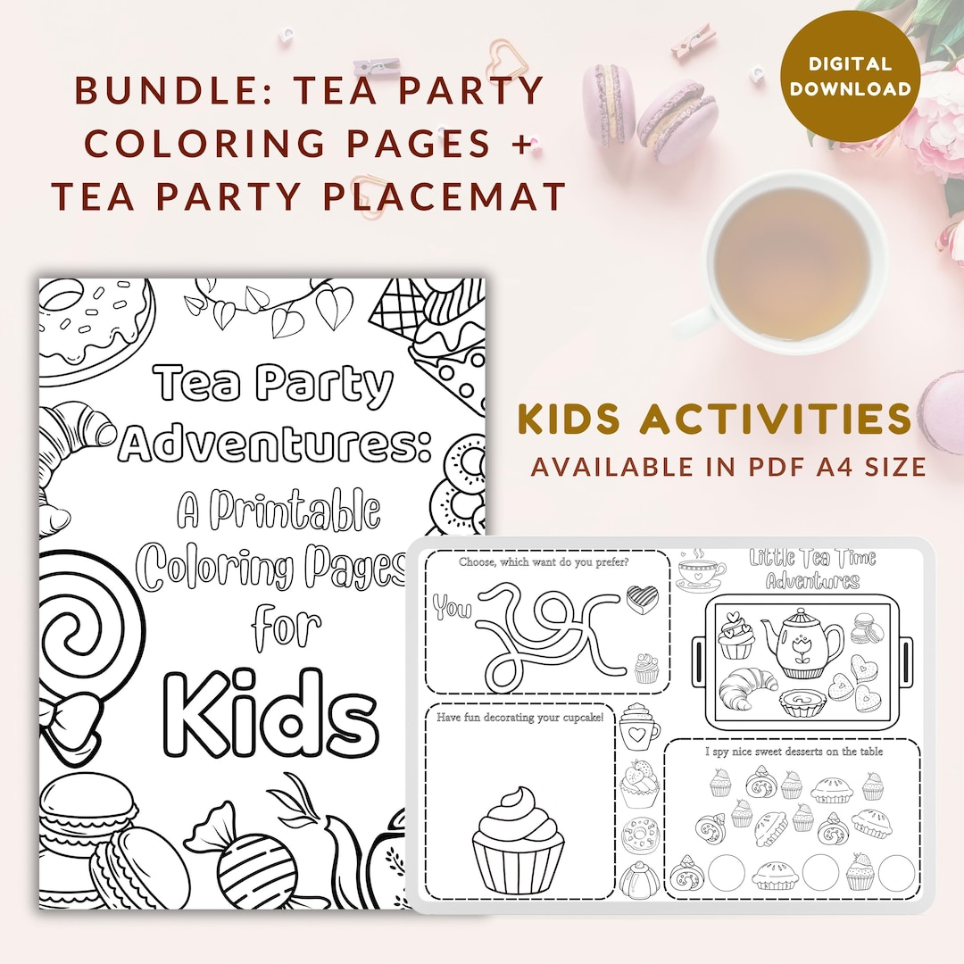 Coloriages à imprimer pour le goûter pour les enfants – Feuilles d ...
