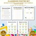 Classroom Poster Set, Printable Rules, Editable Class Photo, Daily ...