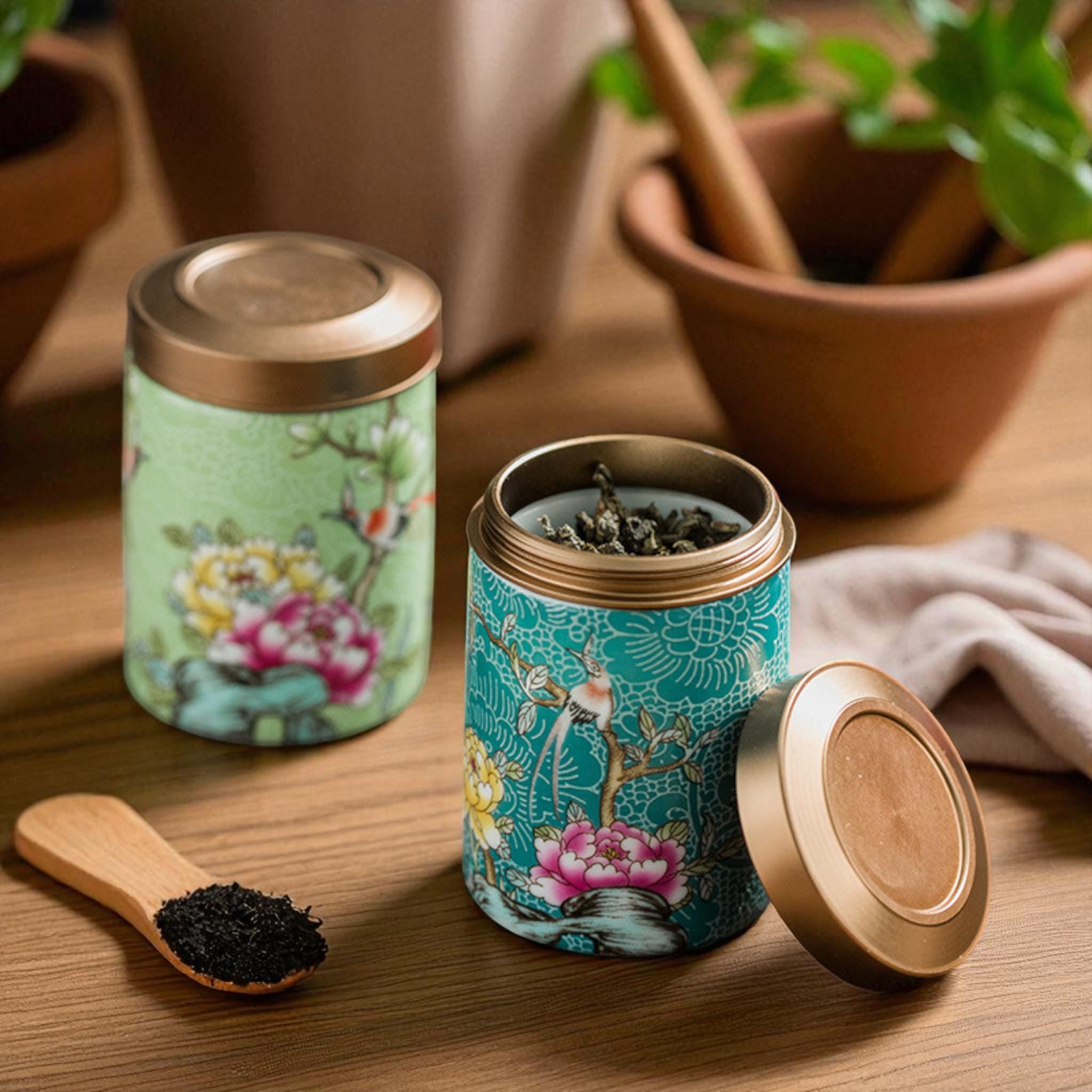 Vintage Floral Tins - Etsy