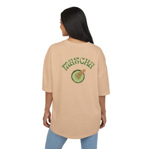 Maglietta unisex LYNEA Matcha, comoda maglietta da strada, regalo perfetto per gli amanti del Matcha, t-shirt oversize, y2k, vintage