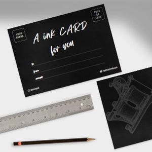 Gift Card Digitale PERSONALIZZABILE - Idea Regalo Unica - (versione TATTOO Shop-Tatuaggi)