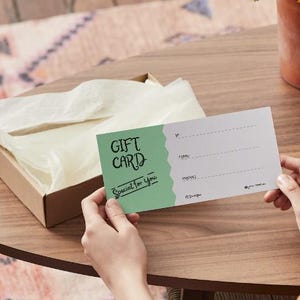 Gift Card Digitale PERSONALIZZABILE - Idea Regalo Unica - (anche con logo HAIRCUT_Parrucchieri)