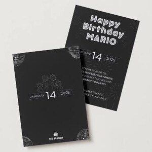 Biglietto Auguri Digitale PERSONALIZZABILE - Idea Regalo Unica - Invito Compleanno - Buon Compleanno - (versione Happy Birthday)
