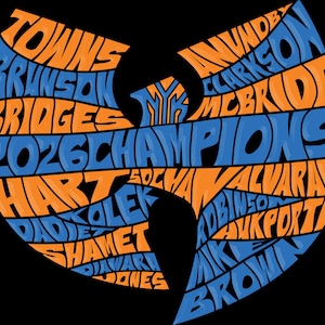 New York Knicks Wu Tang - Etsy