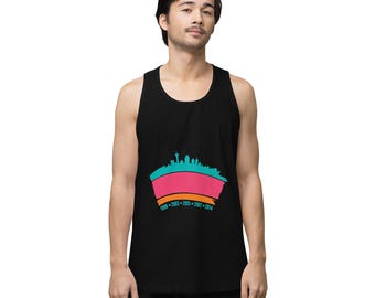 Camiseta sin mangas de los San Antonio Spurs - Camiseta sin mangas de algodón premium para hombre