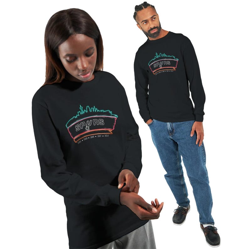 San Antonio Spurs Classic Unisex Longsleeve T-shirt image 3