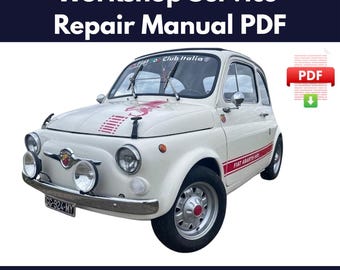 フィアット 500 修理マニュアル 2012-2013: 工場整備工場サービス (PDF