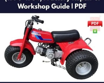 1986 1987 ホンダ ATC 200X 修理工場サービスマニュアル PDF デジタル