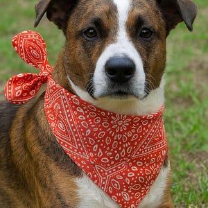Dog Bandana Sewing Pattern PDF – DIY Pet Accessories – Instant Download – Beginner Friendly