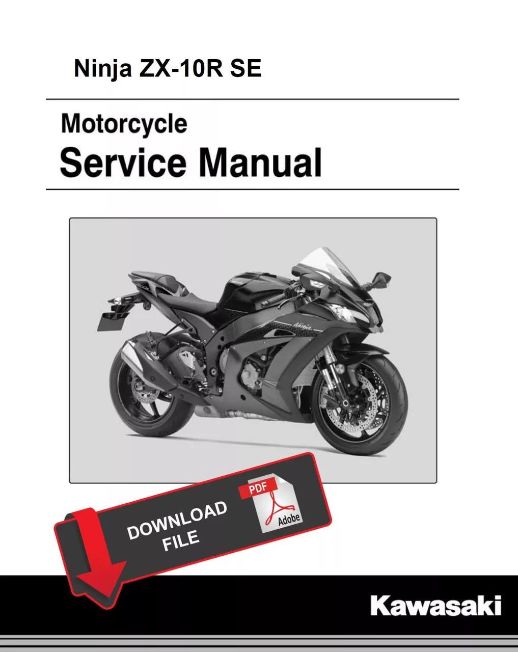 2021-2024 Kawasaki ZX-10R Ninja Workshop Service Manual